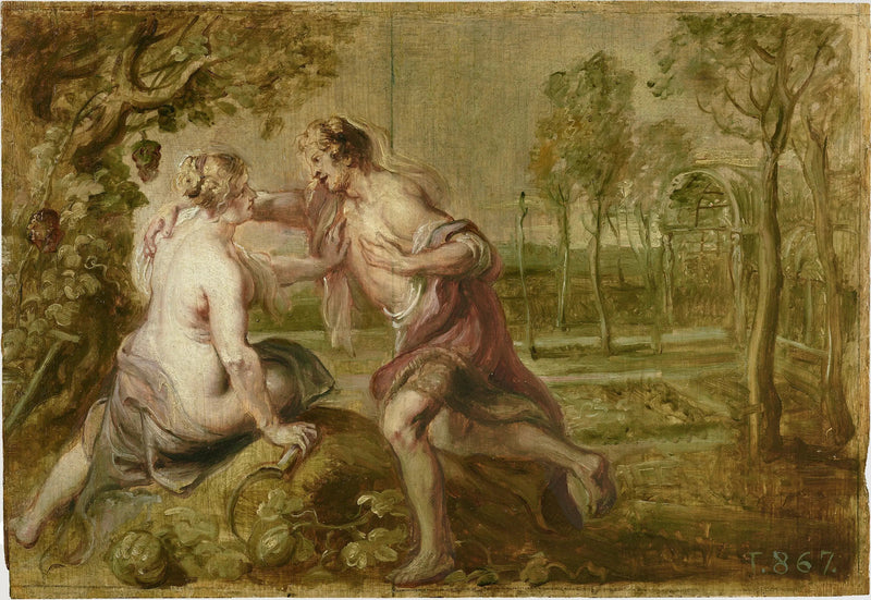 Vertumne en Pomone - Peter Paul Rubens