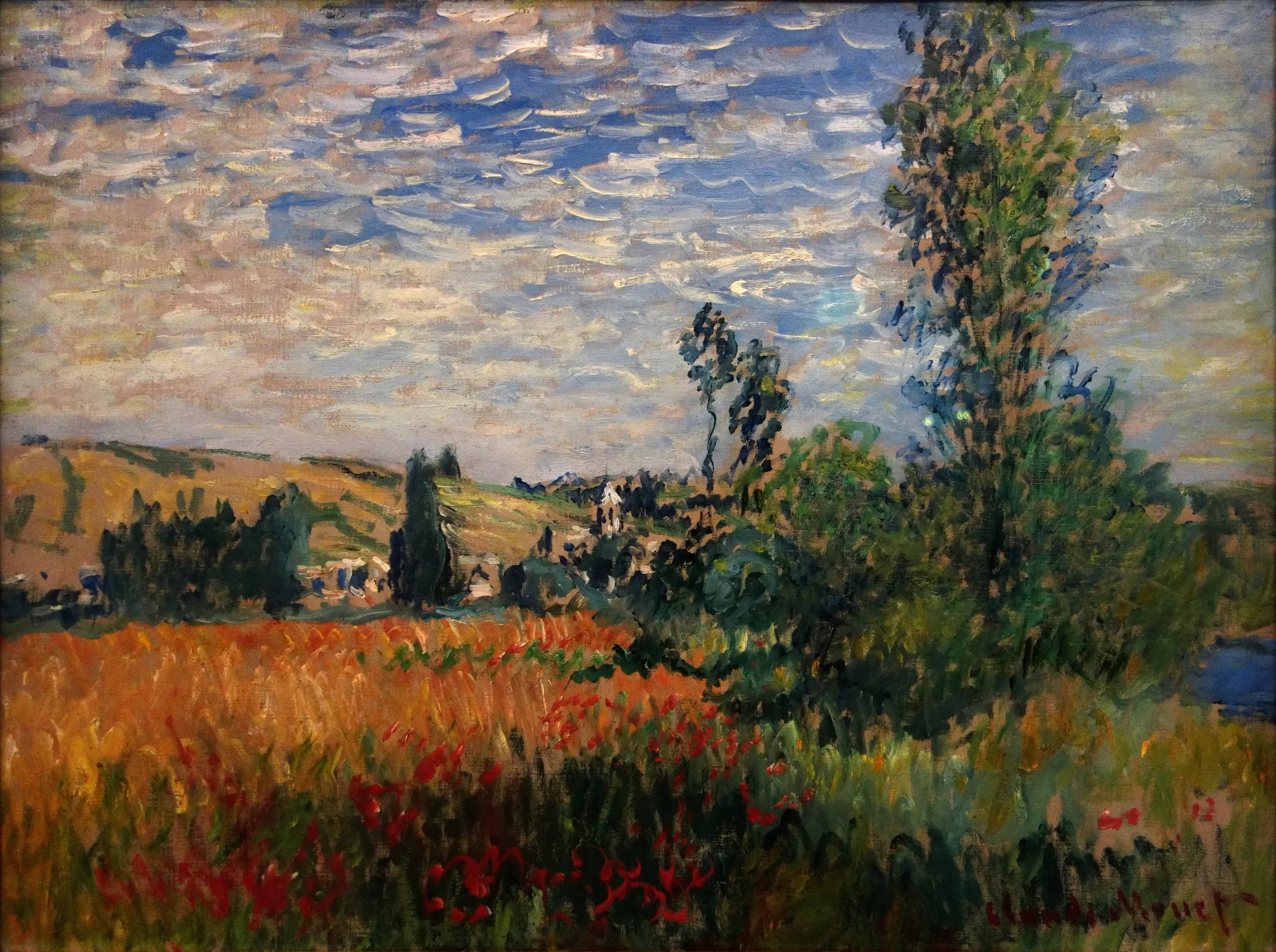 Reproduction du tableau « Vétheuil - Claude Monet » par Alpha Reproduction en peinture à l’huile