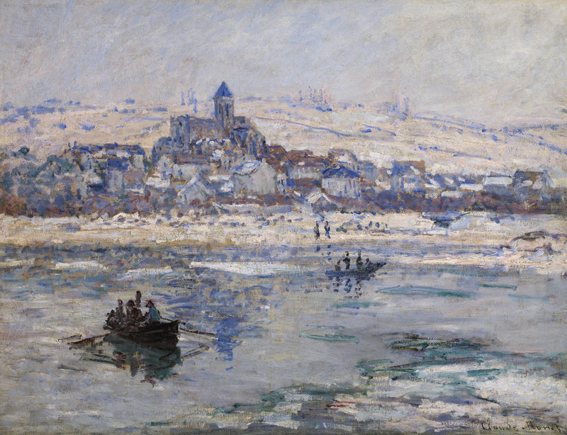 Vétheuil in de winter W507 - Claude Monet