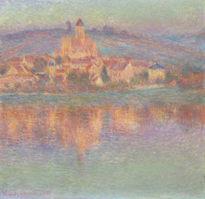 Vétheuil, avondeffect - Claude Monet