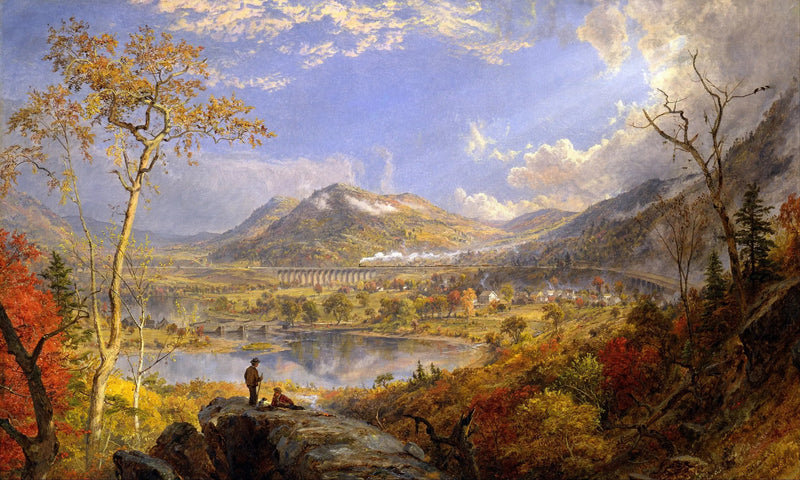 Viaduct van Starrucca, Pennsylvania - Jasper Francis Cropsey