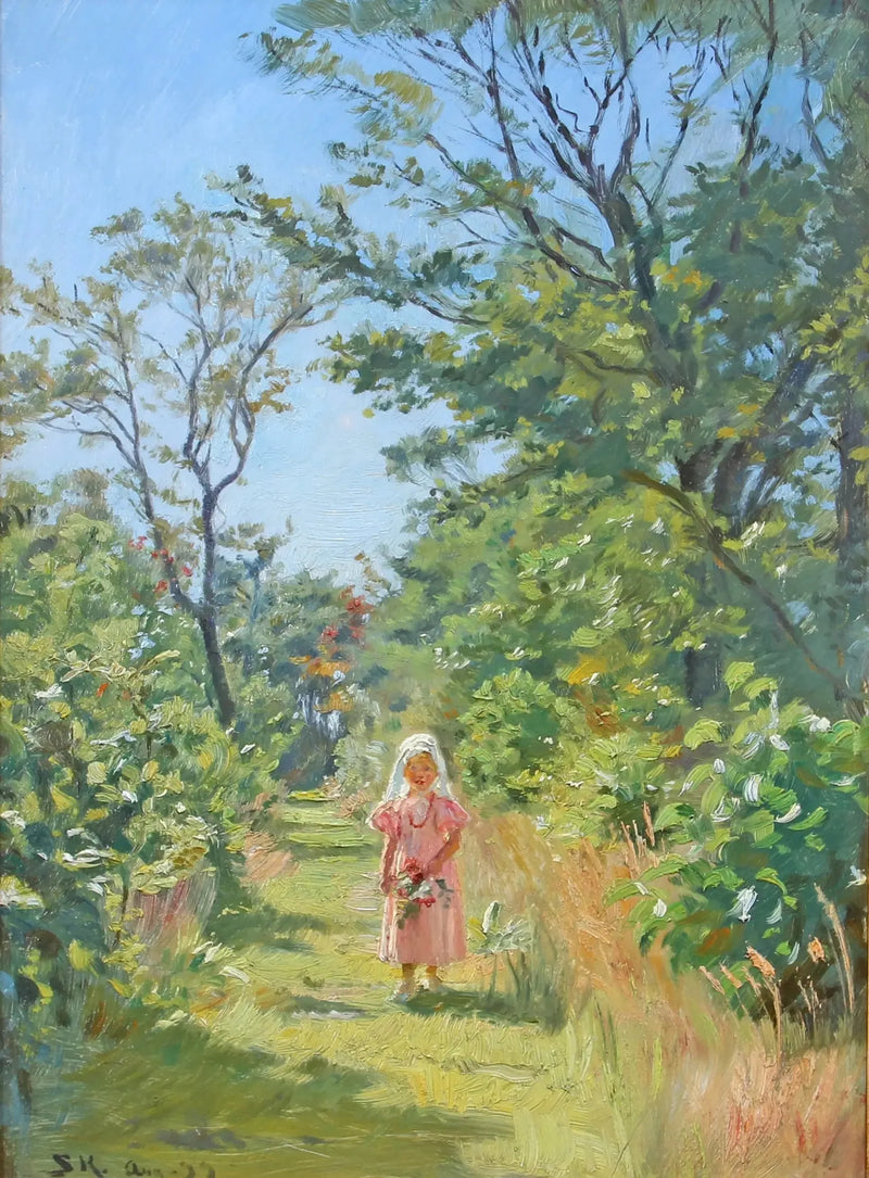 Vibeke Krøyer op de plantage - Peder Severin Krøyer