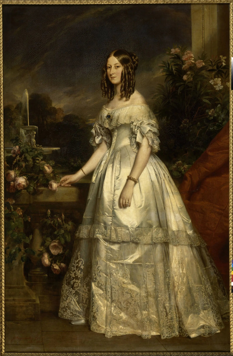 Victoire-Auguste-Antoinette de Saxe-Cobourg-Gotha, hertogin van Nemours - Franz Xaver Winterhalter

Source:
Victoire-Auguste-Antoinette de Saxe-Cobourg-Gotha, duchesse de Nemours - Franz Xaver Winterhalter