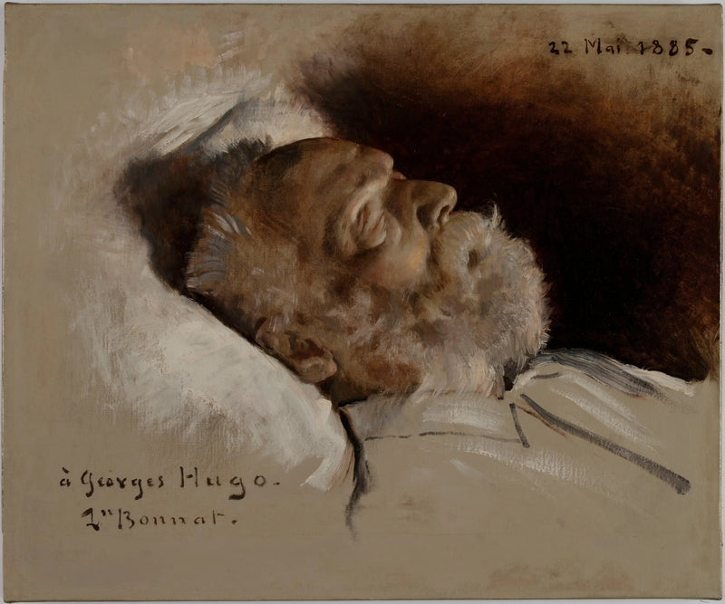 Victor Hugo op zijn sterfbed - Léon Bonnat
