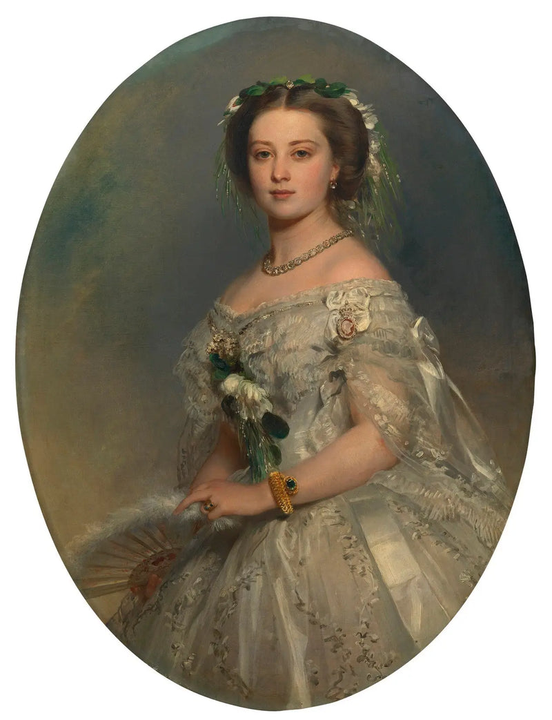 Victoria, prinses der koninklijke familie (1840-1901), later keizerin Frederiek van Duitsland - Franz Xaver Winterhalter

Source:
Victoria, princesse royale (1840-1901), plus tard impératrice Frédéric d'Allemagne - Franz Xaver Winterhalter