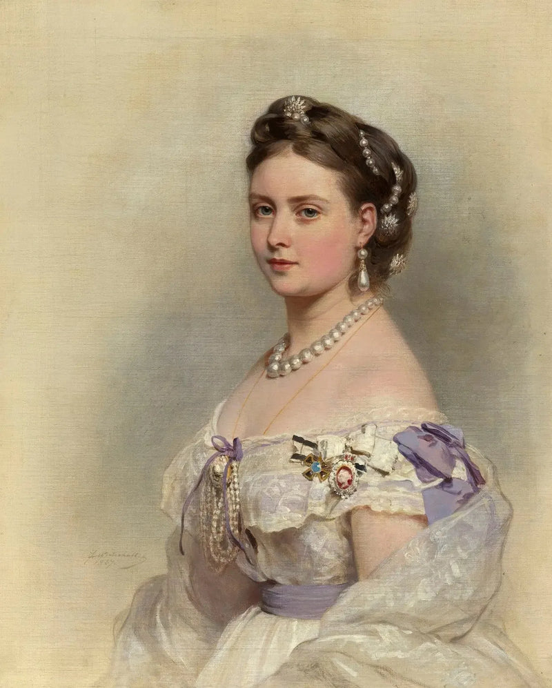 Victoria, prinses royale, erfprinses van Pruisen (1840-1901) - Franz Xaver Winterhalter

Source:
Victoria, princesse royale, princesse héritière de Prusse (1840-1901) - Franz Xaver Winterhalter