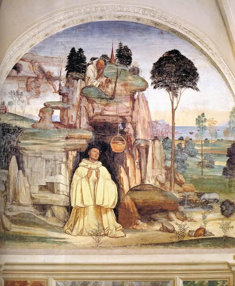 Leven van Sint-Benoît, Scene 5 Hoe de duivel de bel brak - Il Sodoma (Giovanni Antonio Bazzi)