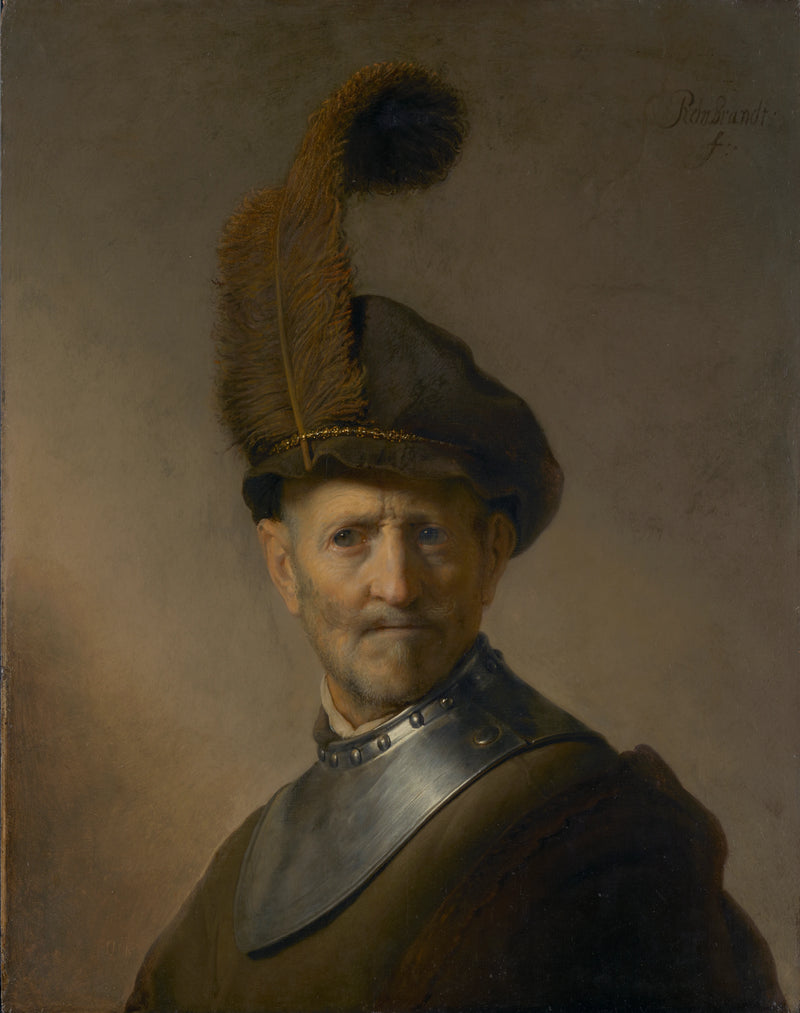 Een oude krijger - Rembrandt