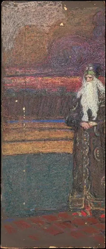 Baardige oude man - Vassily Kandinsky