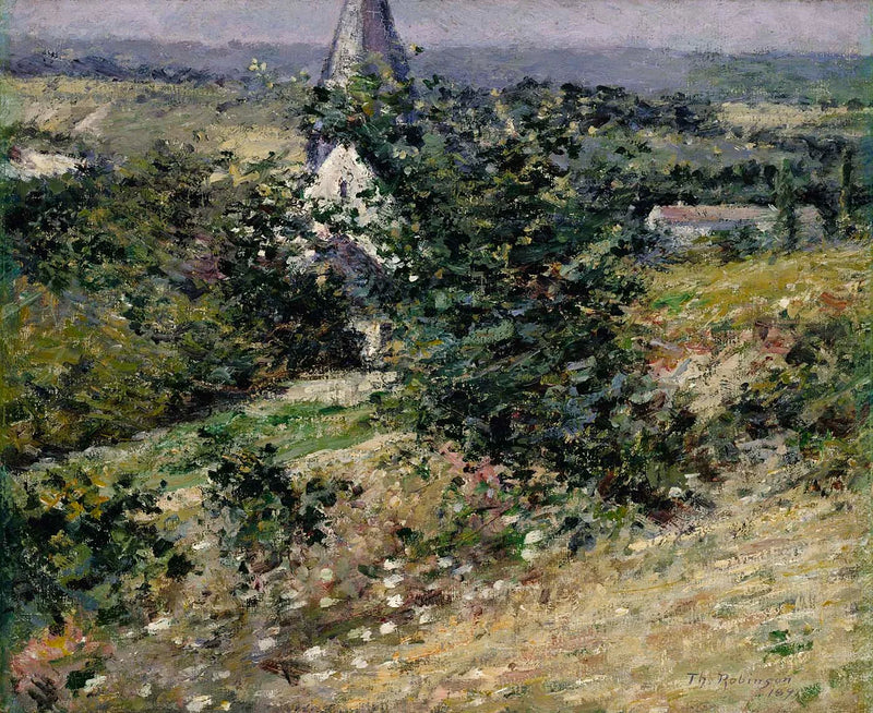 Oude kerk van Giverny - Theodore Robinson