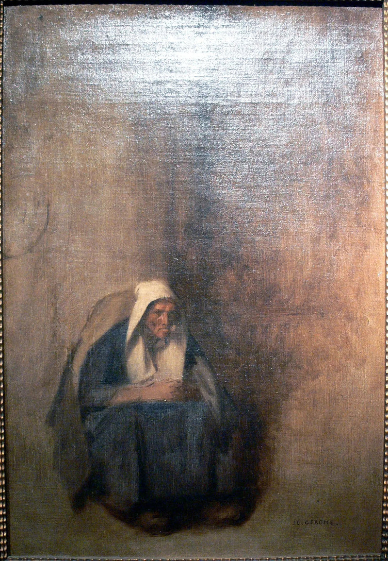 Oude Vrouw met de pijp - Jean-Léon Gérôme