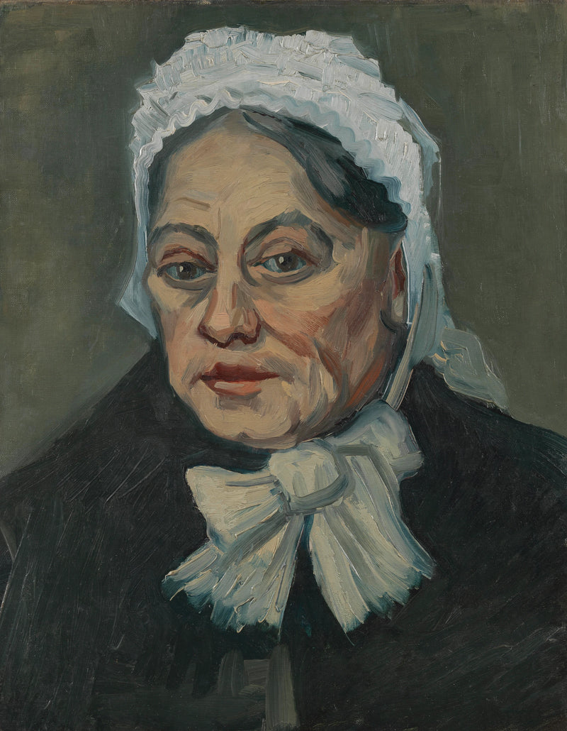 Portret van een oude vrouw - Vincent van Gogh