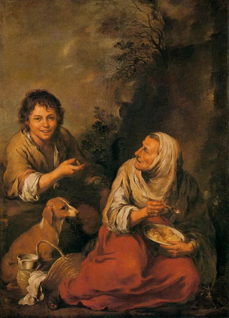 Oude vrouw en jongen - Bartolomé Esteban Murillo

Source:
Vieille femme et garçon - Bartolomé Esteban Murillo