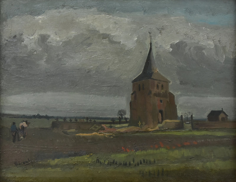De oude toren van Nuenen - Vincent van Gogh