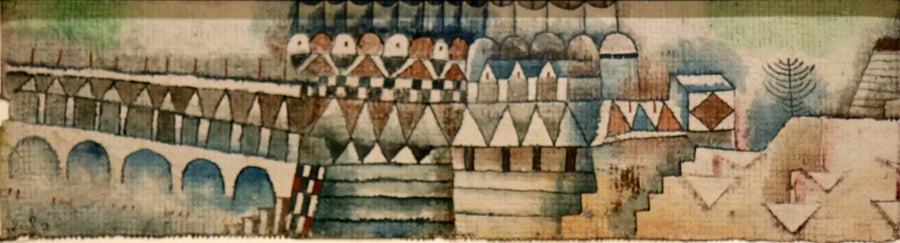Oude stad en brug - Paul Klee
