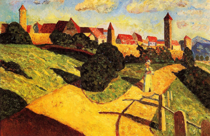 Oude Stad II - Vassily Kandinsky