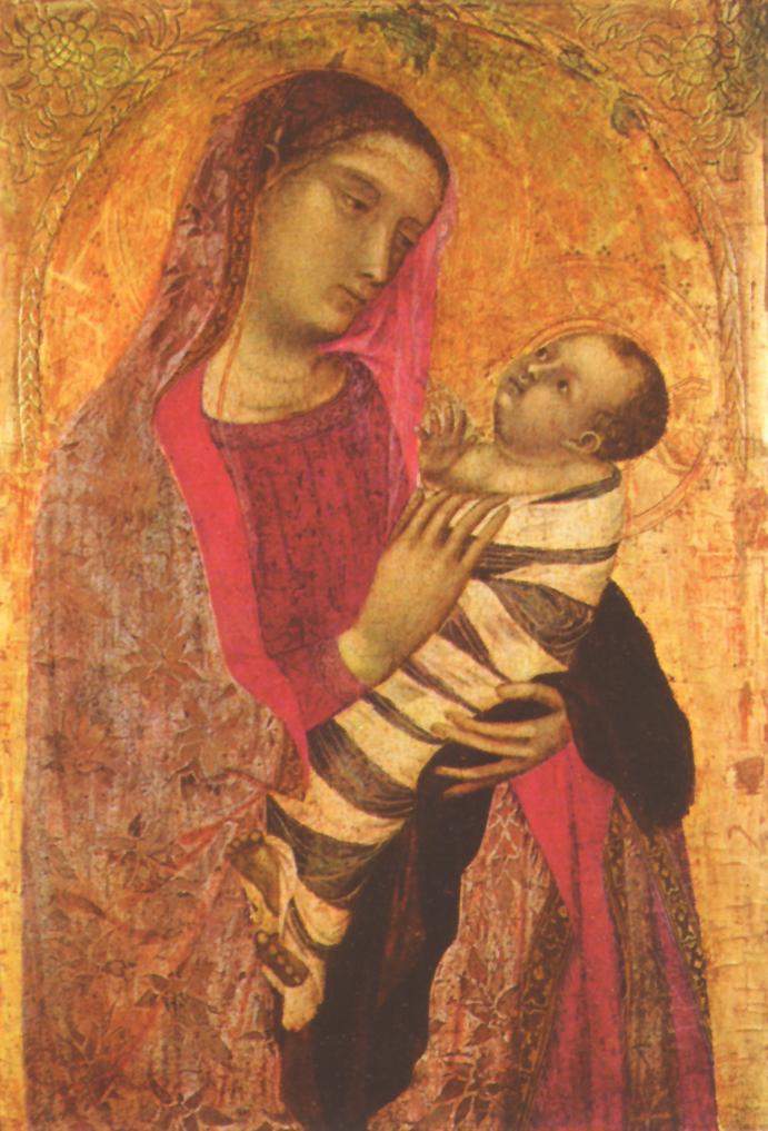 Maagd met Kind - Ambrogio Lorenzetti