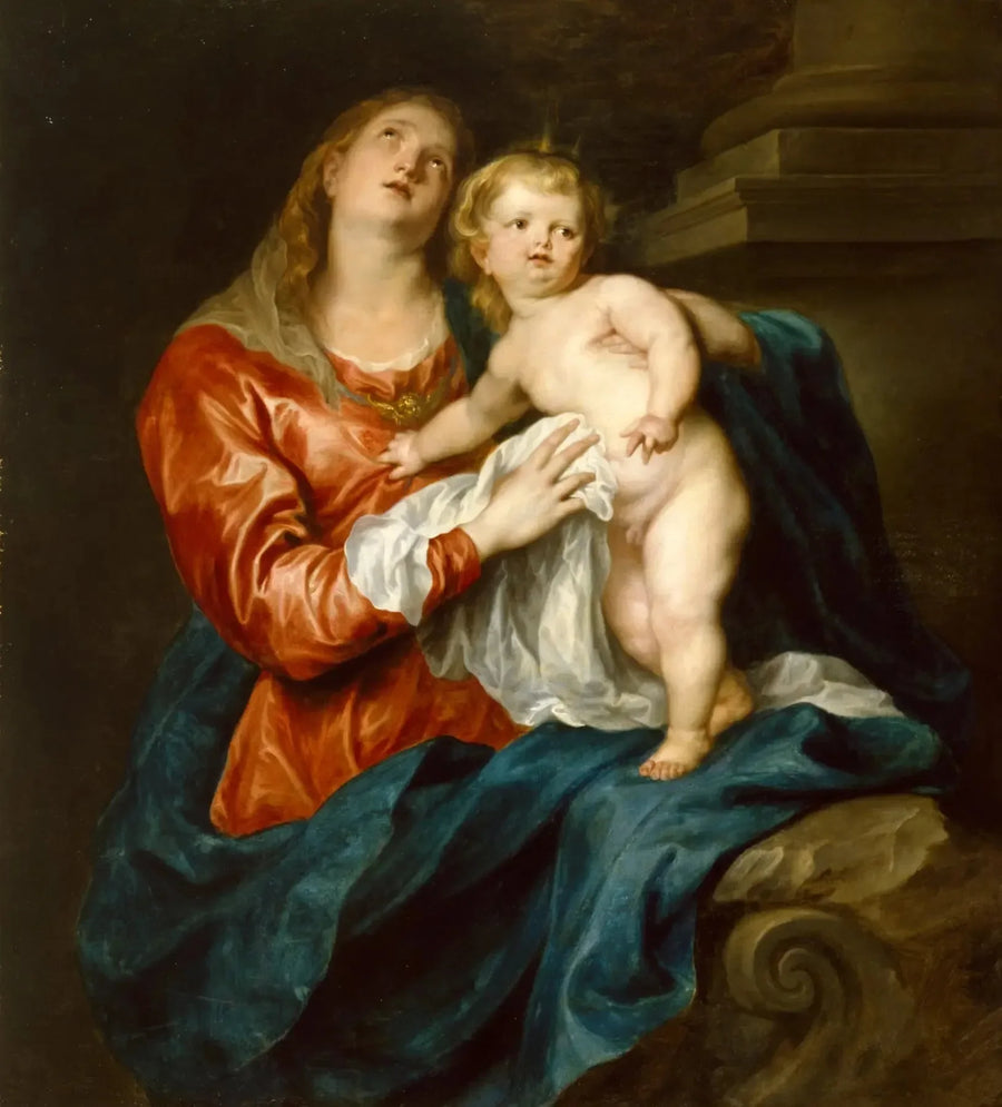 Maagd met Kind. - Antoine van Dyck

Source:
Vierge à l'Enfant. - Antoine van Dyck