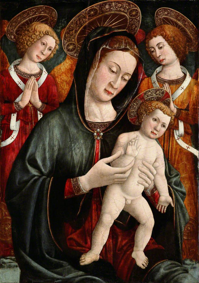 Maagd met Kind met engelen - Giovanni Francesco da Rimini