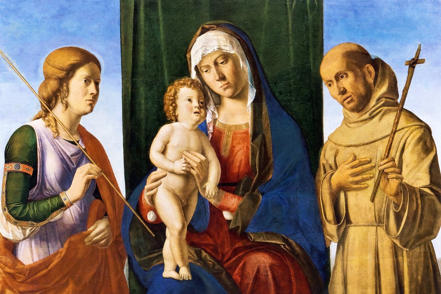 Maagd met Kind met heiligen - Cima da Conegliano