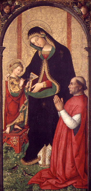 Maagd met Kind en de Bisschop - Pinturicchio