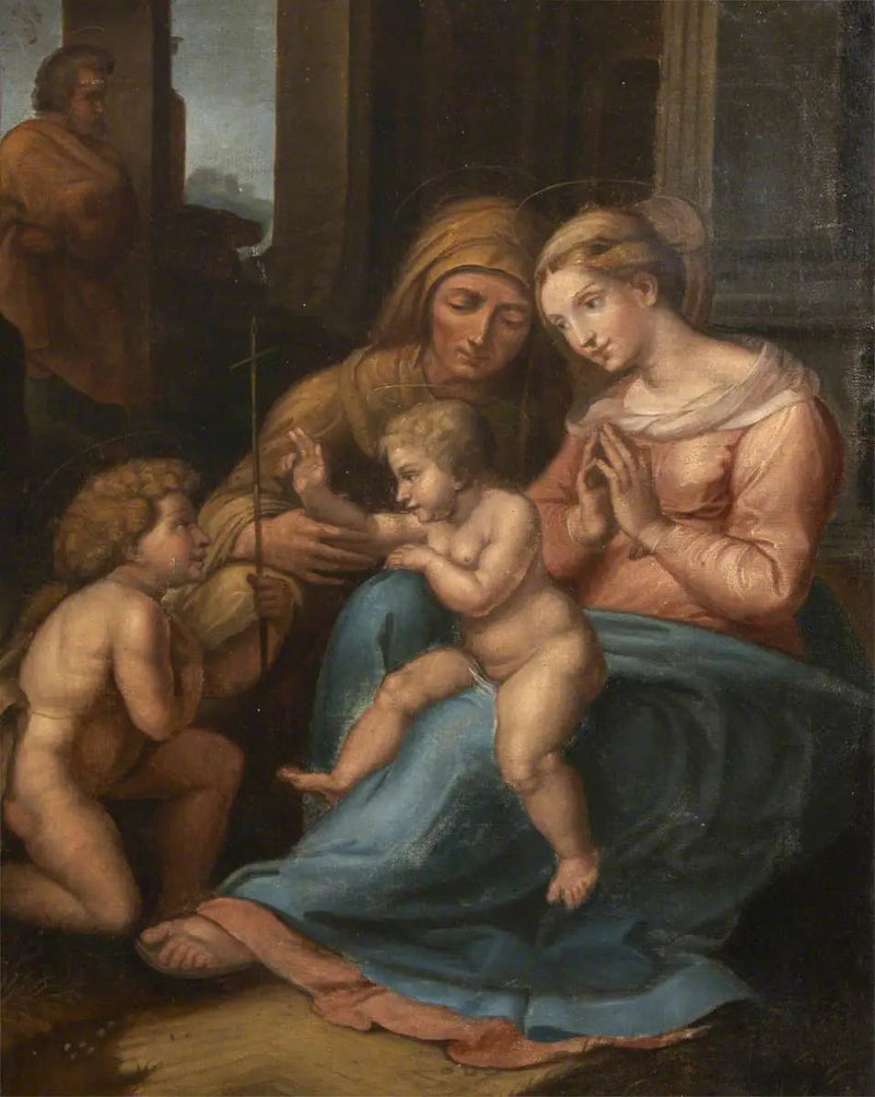 Maagd met Kind en Johannes de Doper - Rafaël Sanzio