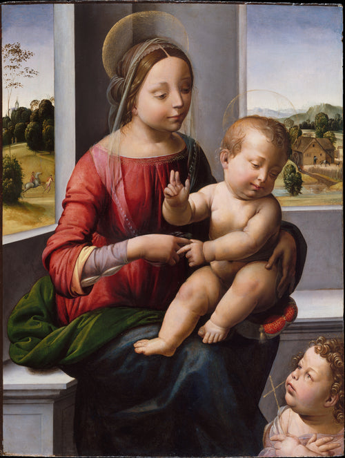 Maagd met Kind met de jonge Sint-Jan de Doper - Fra Bartolomeo