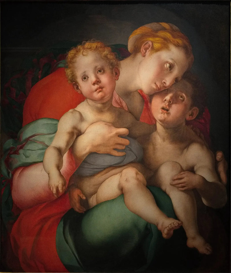 Maagd met Kind met de kleine Sint-Jan - Pontormo