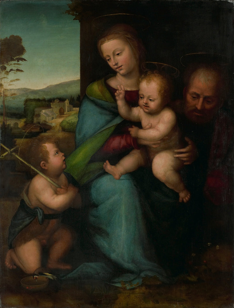 Maagd met Kind met de heiligen Stefanus en Johannes de Doper - Fra Bartolomeo