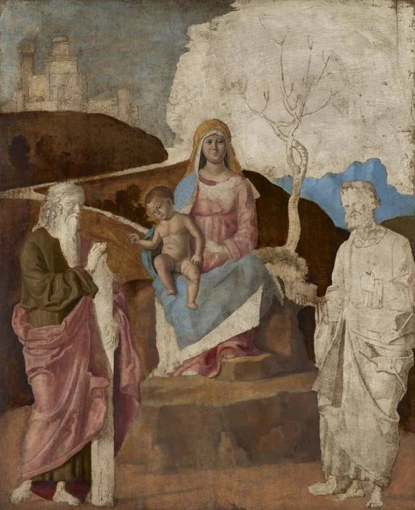 Maagd met Kind met Sint-André en Sint-Pieter - Cima da Conegliano