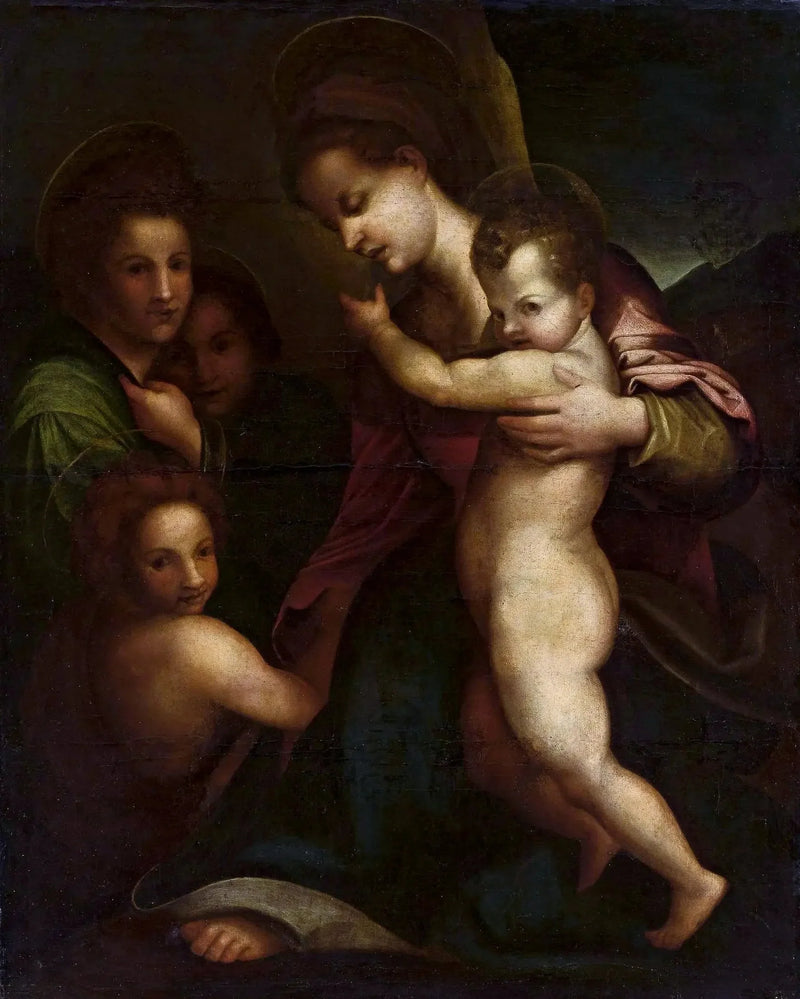 Maagd met Kind met Sint-Jan de Doper - Andrea del Sarto