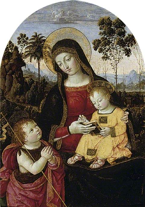 Maagd met Kind met Sint-Jan de Doper - Pinturicchio