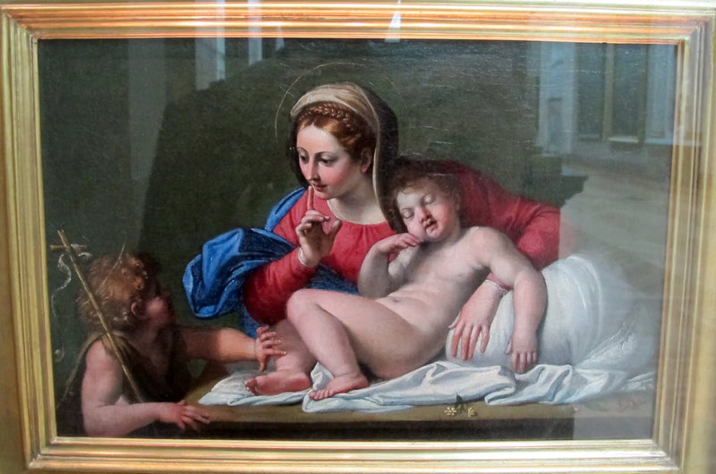 Maagd met Kind met Sint Jan - Domenichino