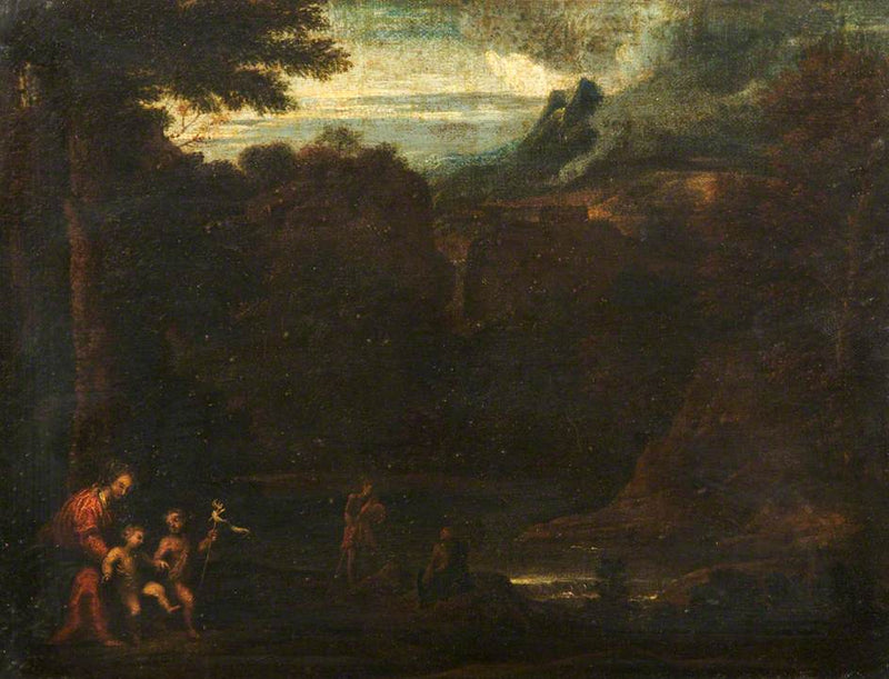 Maagd met Kind met Sint Jan - Domenichino