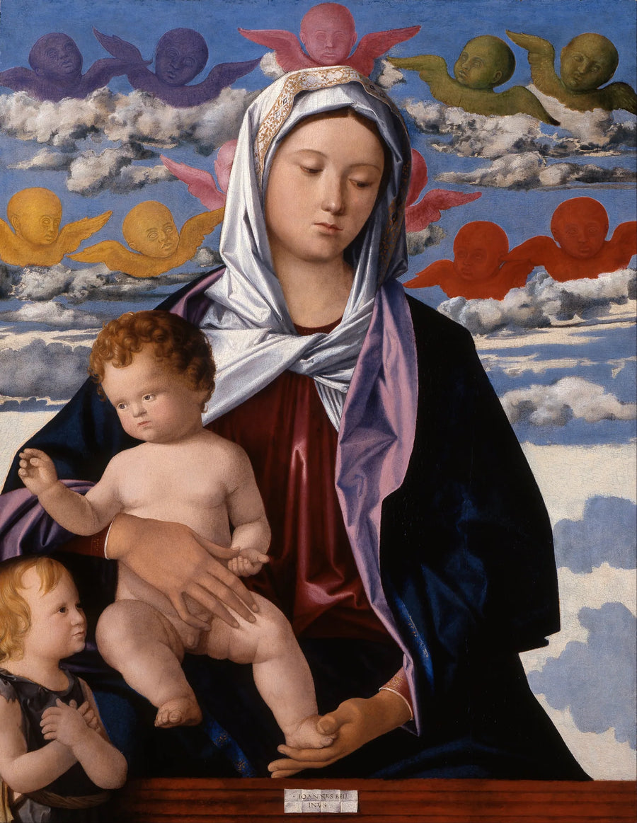 Maagd met Kind met Johannes de Doper - Giovanni Bellini