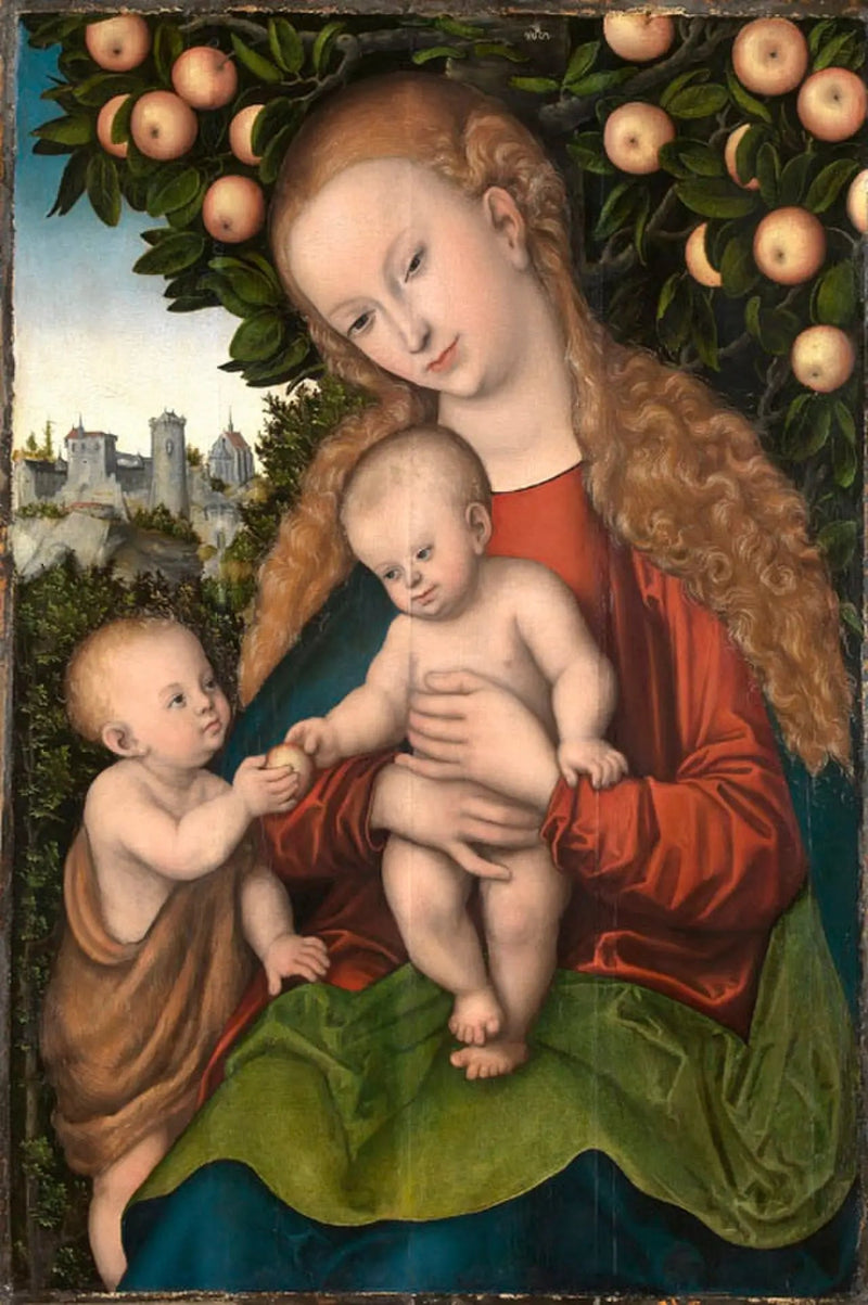 Maagd met Kind met Sint Jan - Lucas Cranach de Oudere
