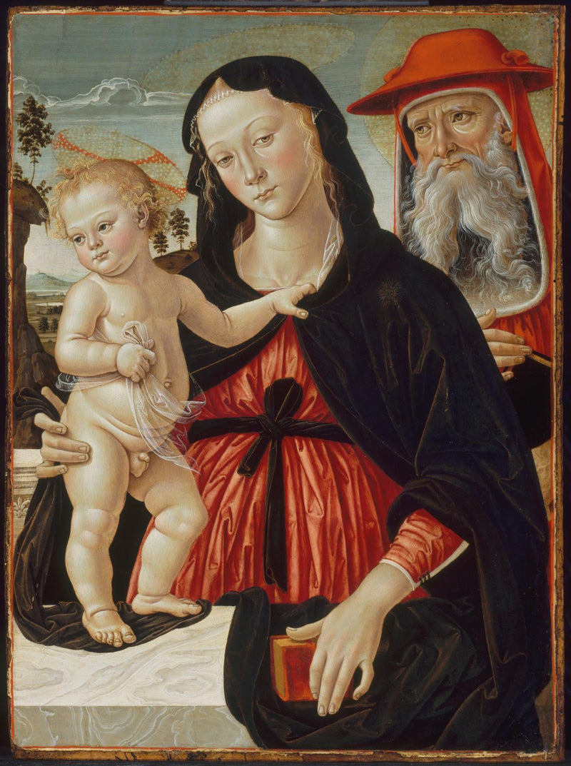 Maagd met Kind met Sint-Jerome - Pinturicchio