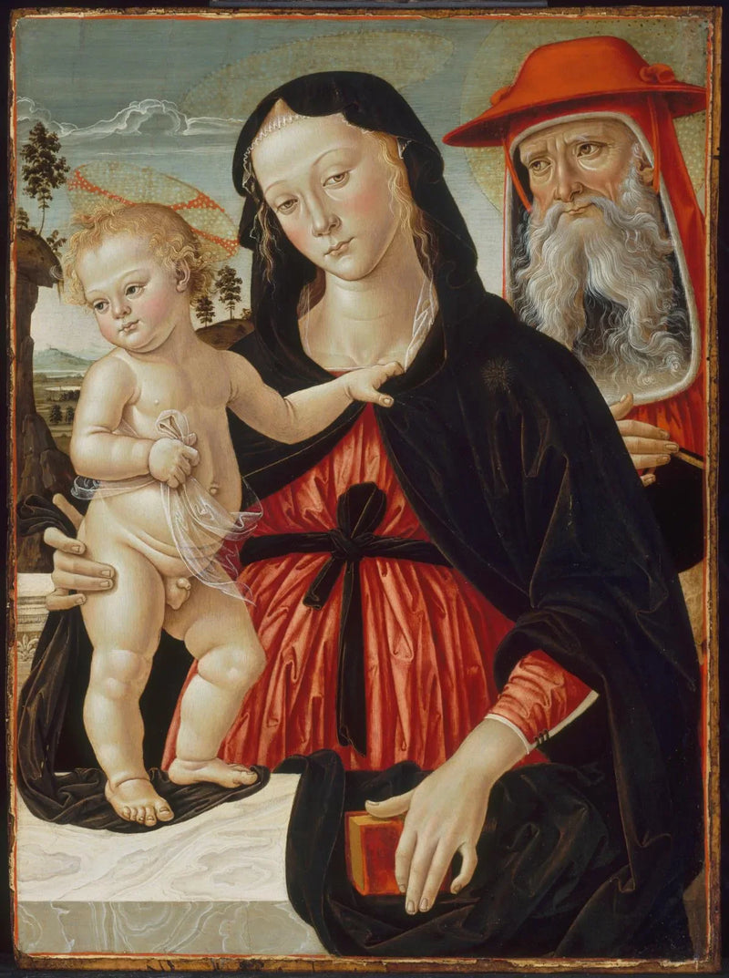 Maagd met Kind met Sint-Jerome - Pinturicchio