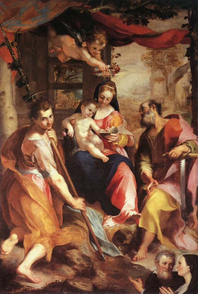Maagd met Kind met Sint Simon en Sint Judas - Federico Barroci