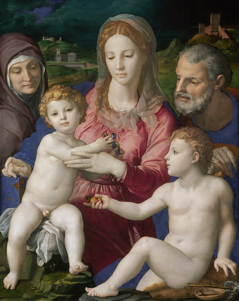 Maagd met Kind en Sint-Anna - Bronzino
