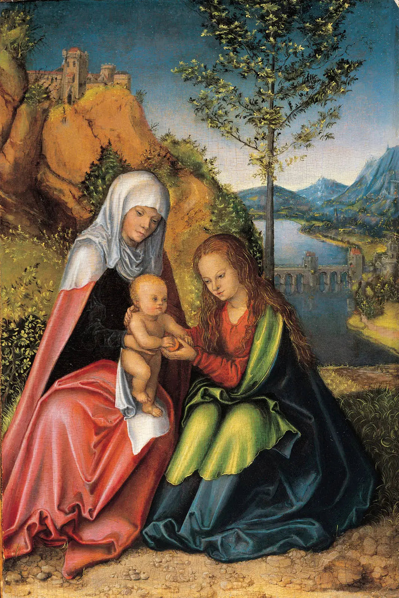 Maagd met Kind met Sint Anna - Lucas Cranach de Oudere