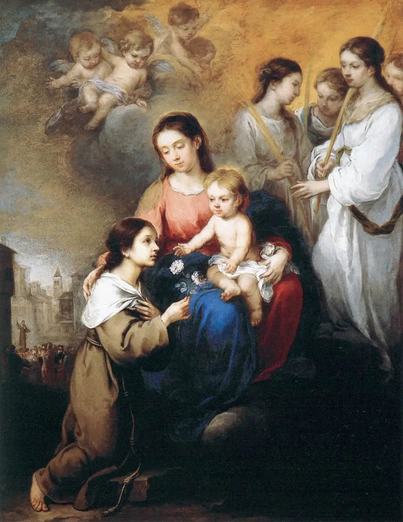 Maagd met Kind met Heilige Roos van Viterbo - Bartolomé Esteban Murillo

Source:
Vierge à l'Enfant avec Sainte Rose de Viterbe - Bartolomé Esteban Murillo