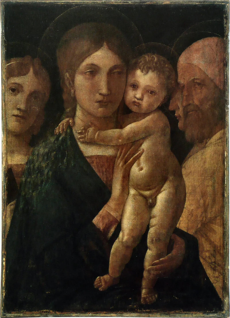 Maagd met Kind met drie heiligen - Andrea Mantegna
