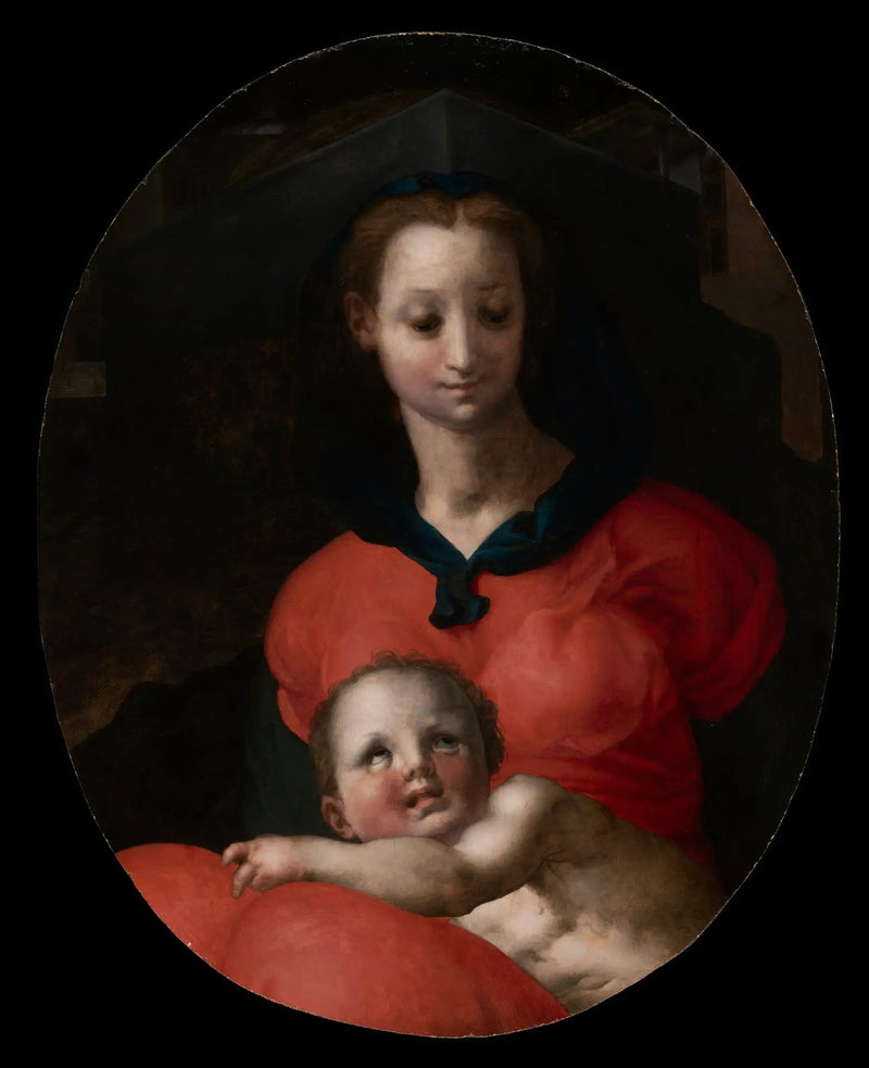Maagd met Kind, bekend als Madonna del Libro - Pontormo