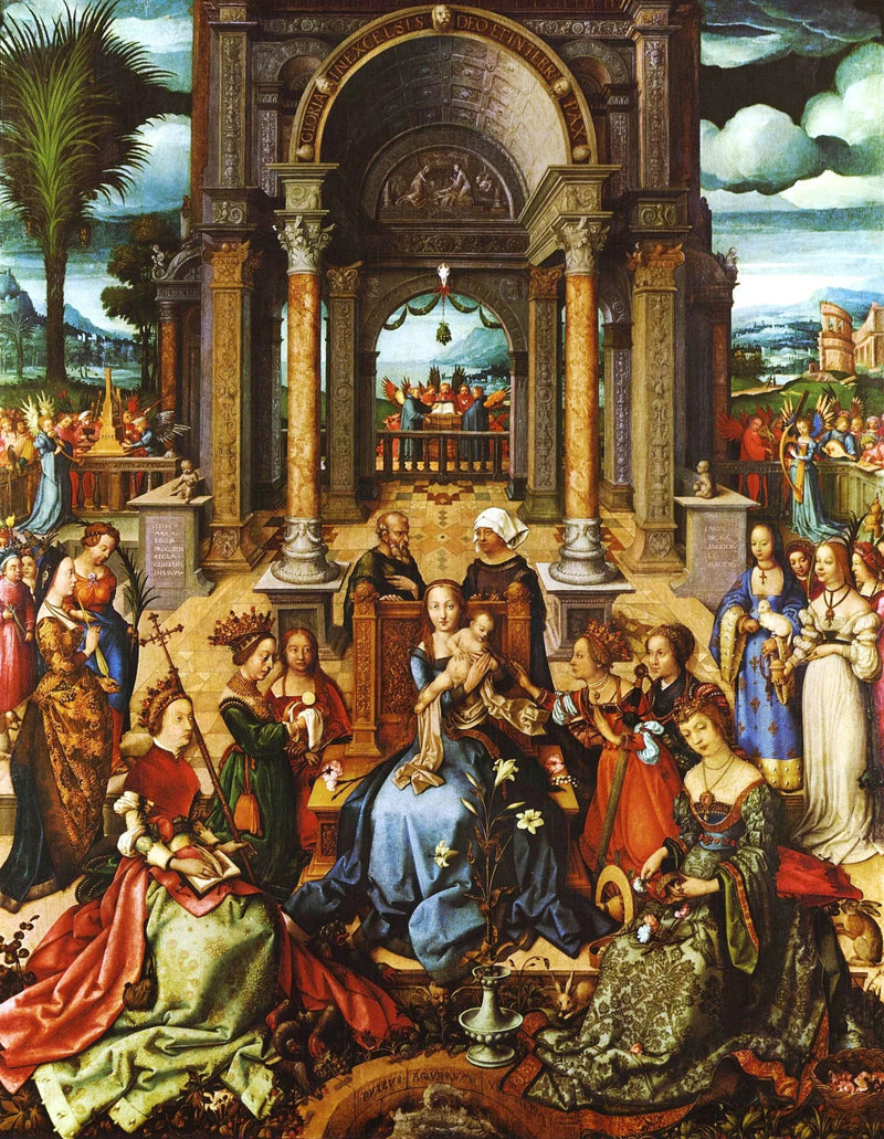 Maagd met Kind van Hans Holbein de Oudere, Museu Nacional de Arte Antiga - Hans Holbein de Oudere
