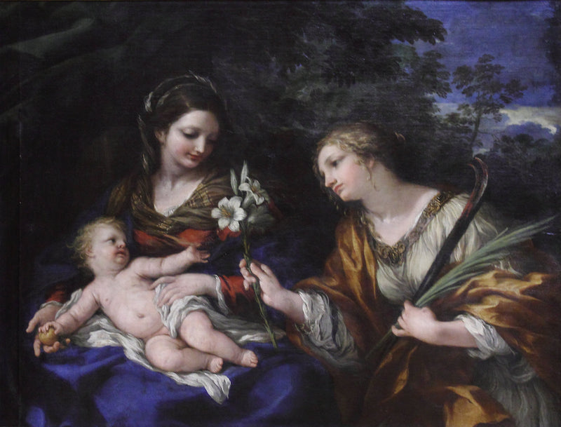 Maagd met Kind en heilige Martina - Pietro da Cortona
