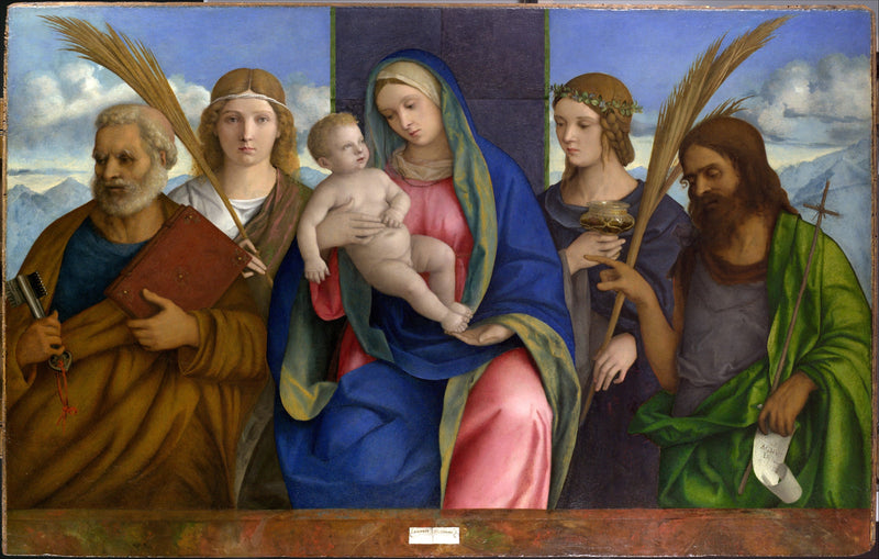 Maagd met Kind en heiligen - Giovanni Bellini