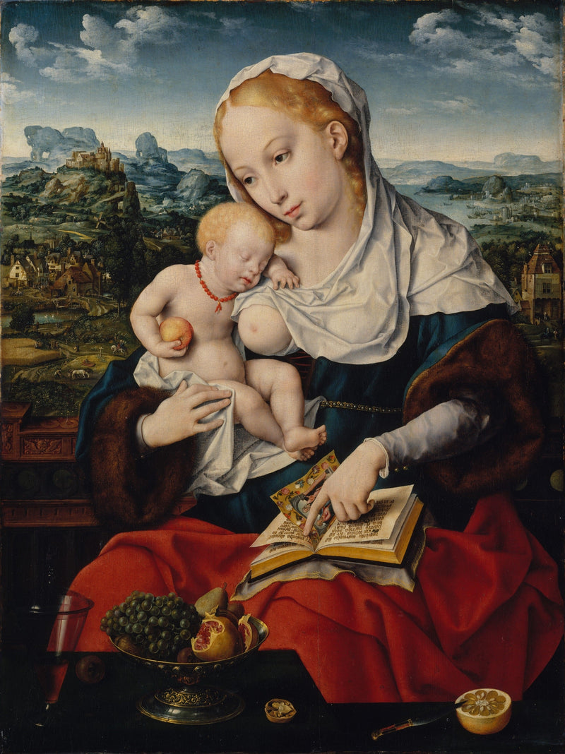 Maagd met Kind. - Joos van Cleve