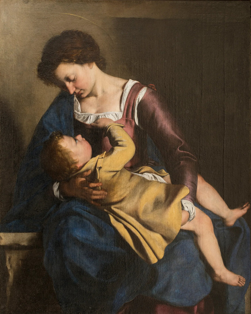 Maagd met Kind - Orazio Gentileschi