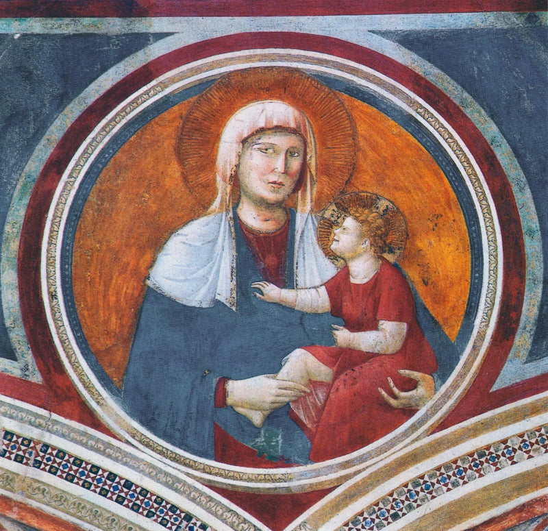 Lachende Madonna met Kind - Giotto